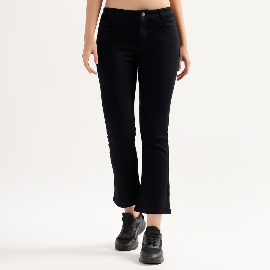 Ladies' Low Rise Jeans , Black, large