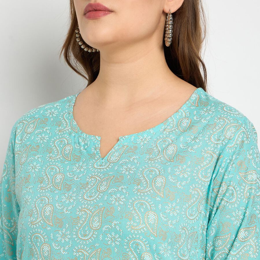 Ladies' Kurta , हल्का नीला, large image number null