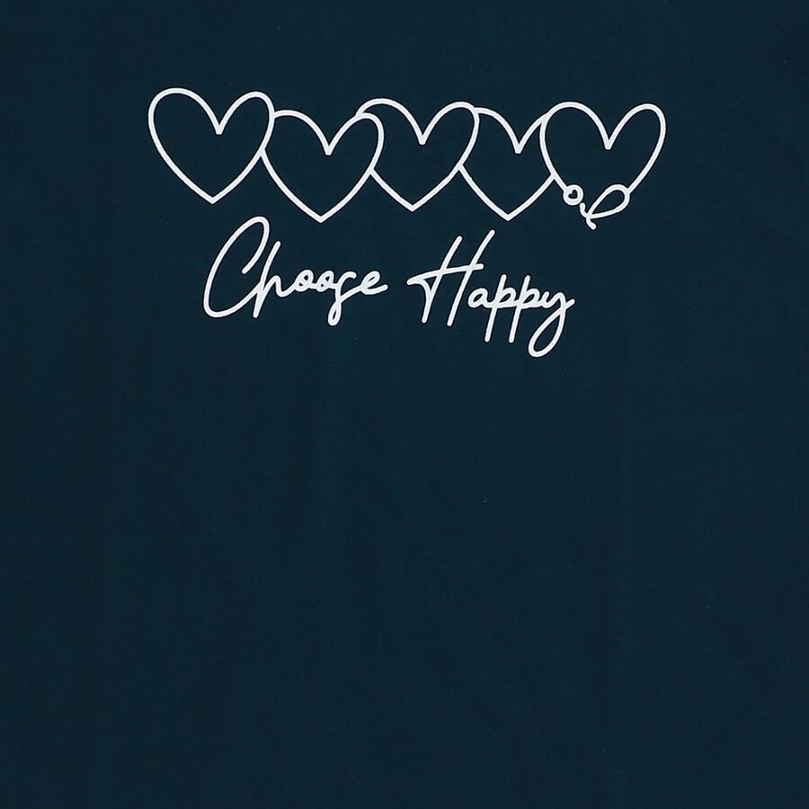 Girls' T-Shirt, गहरा हरा, large image number null