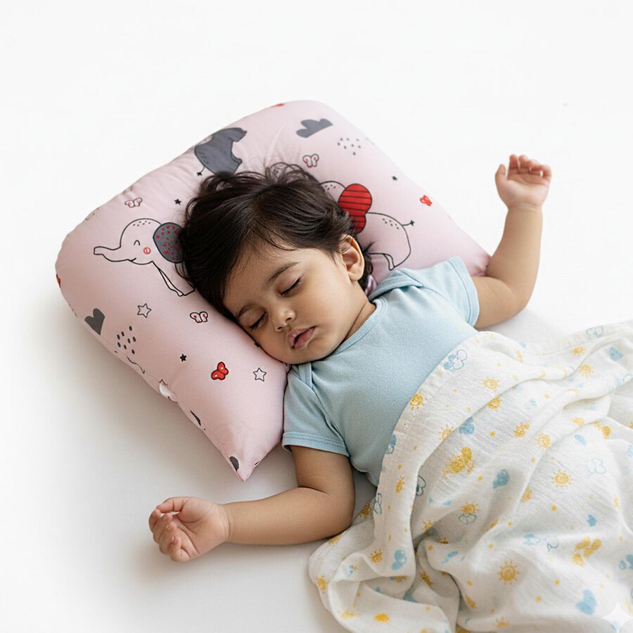 Infants' Pillow, Light Pink, large image number null