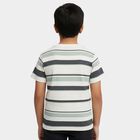 Boys' Lime Green Crew Neck Graphic Printed T-Shirt, हल्का हरा, small