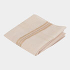Contrast Border Handkerchief, Beige, small image number null