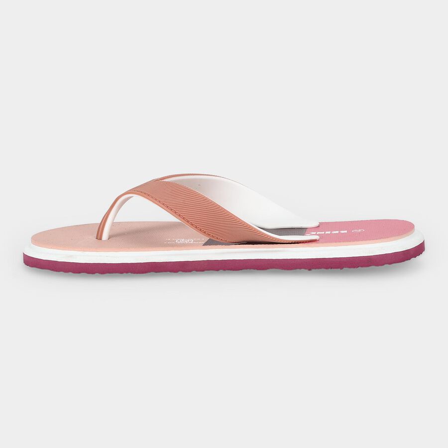 Women's Pink Flip-Flops Slippers, Pink, large