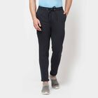 Cross Pocket Tapered Trousers, Navy Blue, small image number null