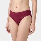 Women's Maroon Regular Fit Solid Panty, Wine, small