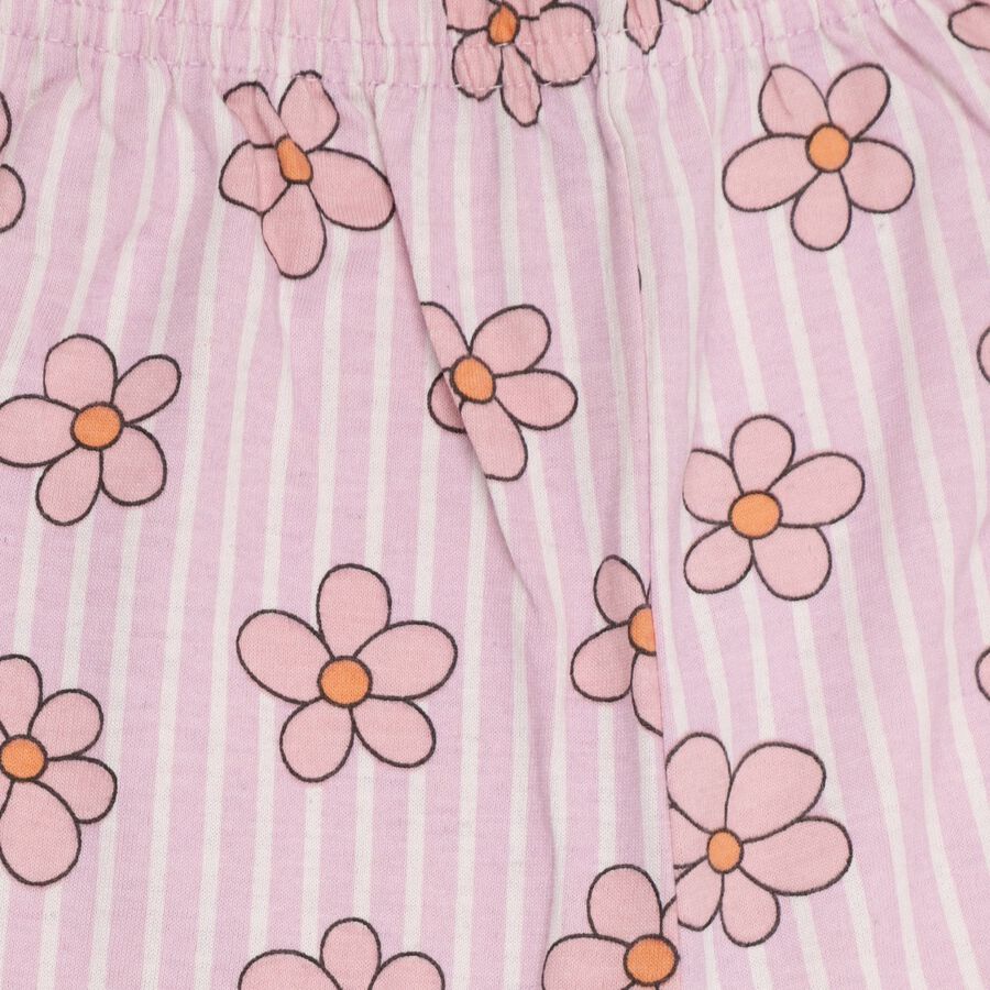 Girls' Pyjamas , हल्का गुलाबी, large image number null