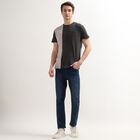 Men's 100% Cotton Round Neck Half Sleeves T-Shirt, Light Grey, small image number null