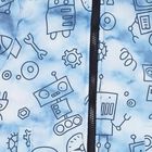 Boys' Light Blue Hooded Casual Jacket, Light Blue, small image number null