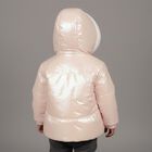 Infants Light Pink Round Casual Jacket, हल्का गुलाबी, small image number null