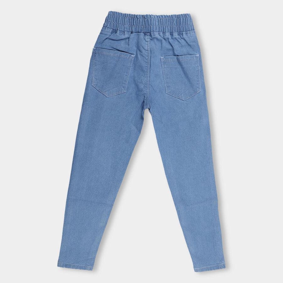 Girls' Pull Ups Jeans , Light Blue, large image number null