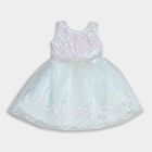 Girl's Frock , हल्का नीला, small image number null