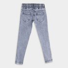 Girl's Basic Skinny Light Blue Jeans, Light Blue, small image number null
