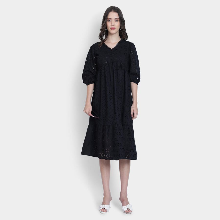Ladies' Dress , Black, large image number null