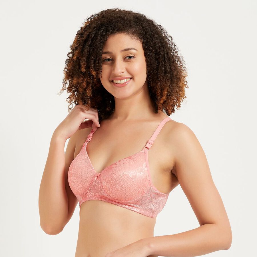 Ladies' Padded Bra, Peach, large image number null