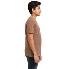 Boys' Half Sleeves T-Shirt, Brown, small image number null
