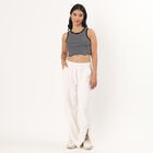 Women's Black Round Neck Graphic Print T-Shirt, Black, small