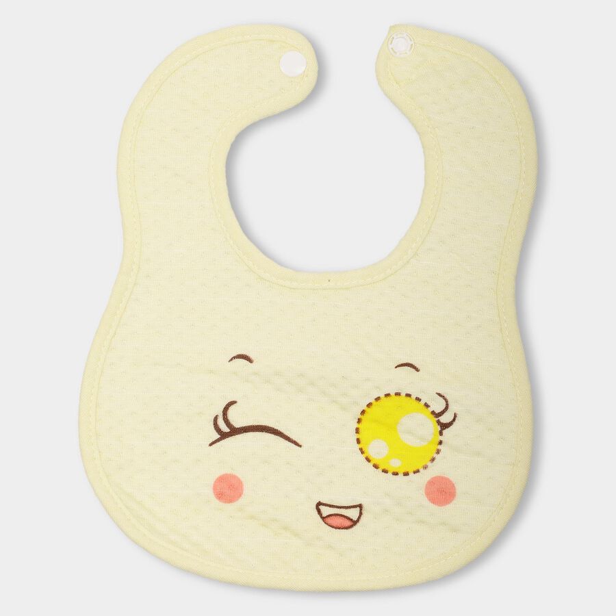 Infants' Bib, Yellow, large image number null