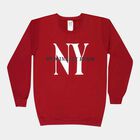 Boys Round Neck Sweatshirt, Maroon, small image number null