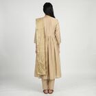 Women's Beige Kurta, गहरा पीला, small