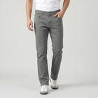 Men's Grey Slim Fit Solid Jeans, Light Grey, small