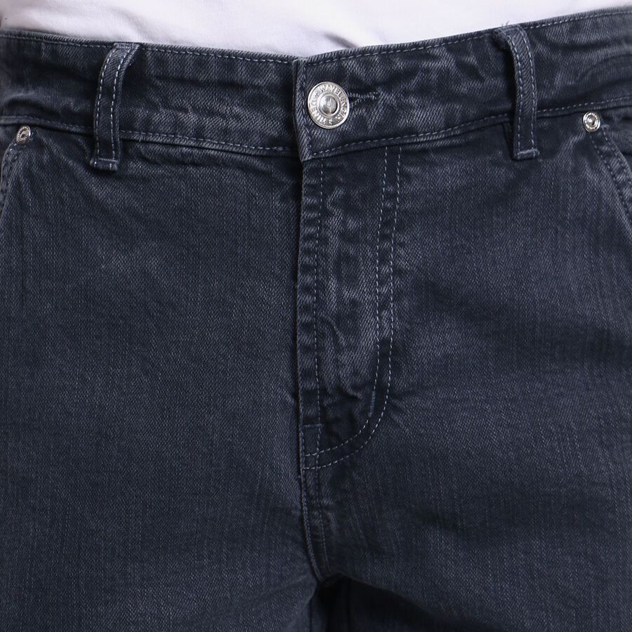 Men's Slim Fit Jeans, गहरा ग्रे, large image number null
