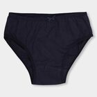 Girls' 100% Cotton V-Cut Panty , Navy Blue, small image number null