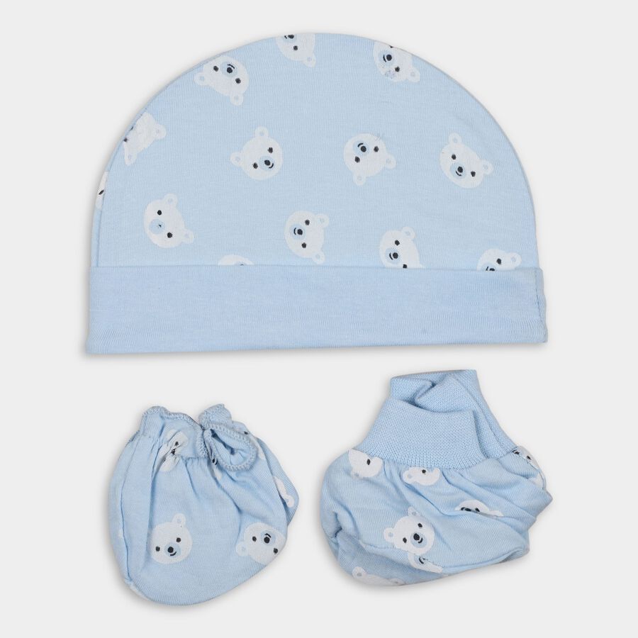 Infants 100% Cotton Gift Set , Light Blue, large image number null