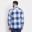 Men's 100% Cotton Casual Shirt , Dark Blue, small image number null