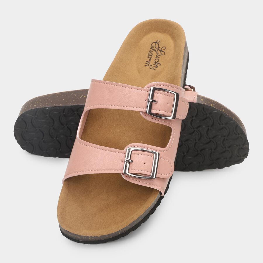 Ladies' Slip-On Sandal, Pink, large image number null