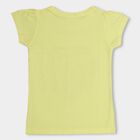 Girls' 100% Cotton T-Shirt , Yellow, small image number null