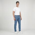 Men's Light Blue Slim Fit Jeans, Light Blue, small