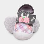 Girls Bright Pink Velcro Casual Shoes, गुलाबी, small