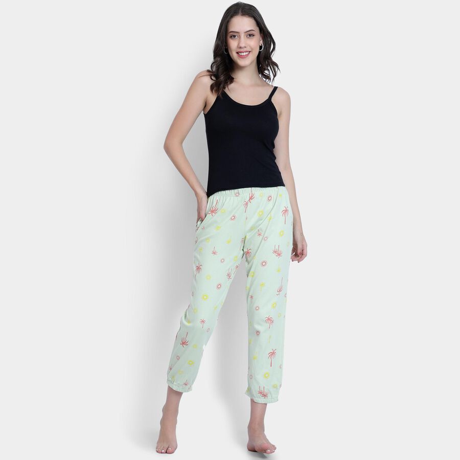 Ladies' 100% Cotton Pyjama , हल्का हरा, large image number null