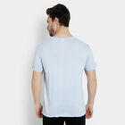 राउंड नेक टी-शर्ट, स्काई ब्लू, small image number null