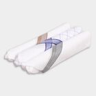Men's White Cotton Checkered Handkerchief Pack of 3, Light Blue, small image number null