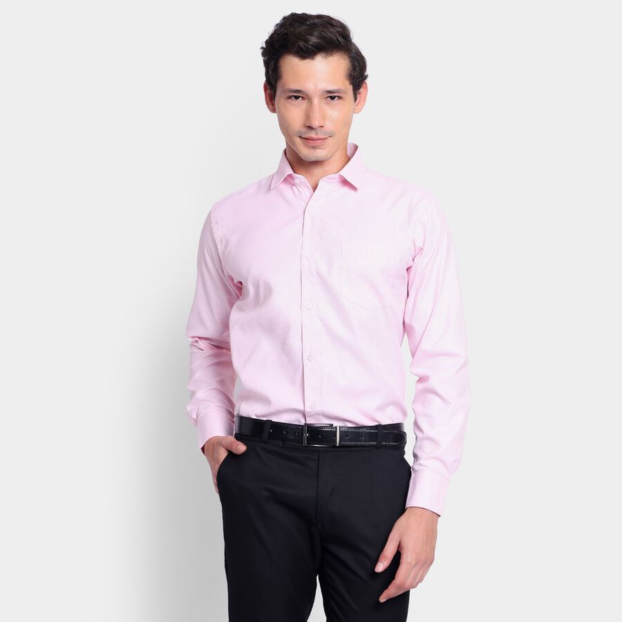 Men's Formal Shirt, गुलाबी, large image number null