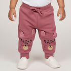 Infants Muted Pastel Pink Cotton Blend Pyjama, Light Pink, small image number null
