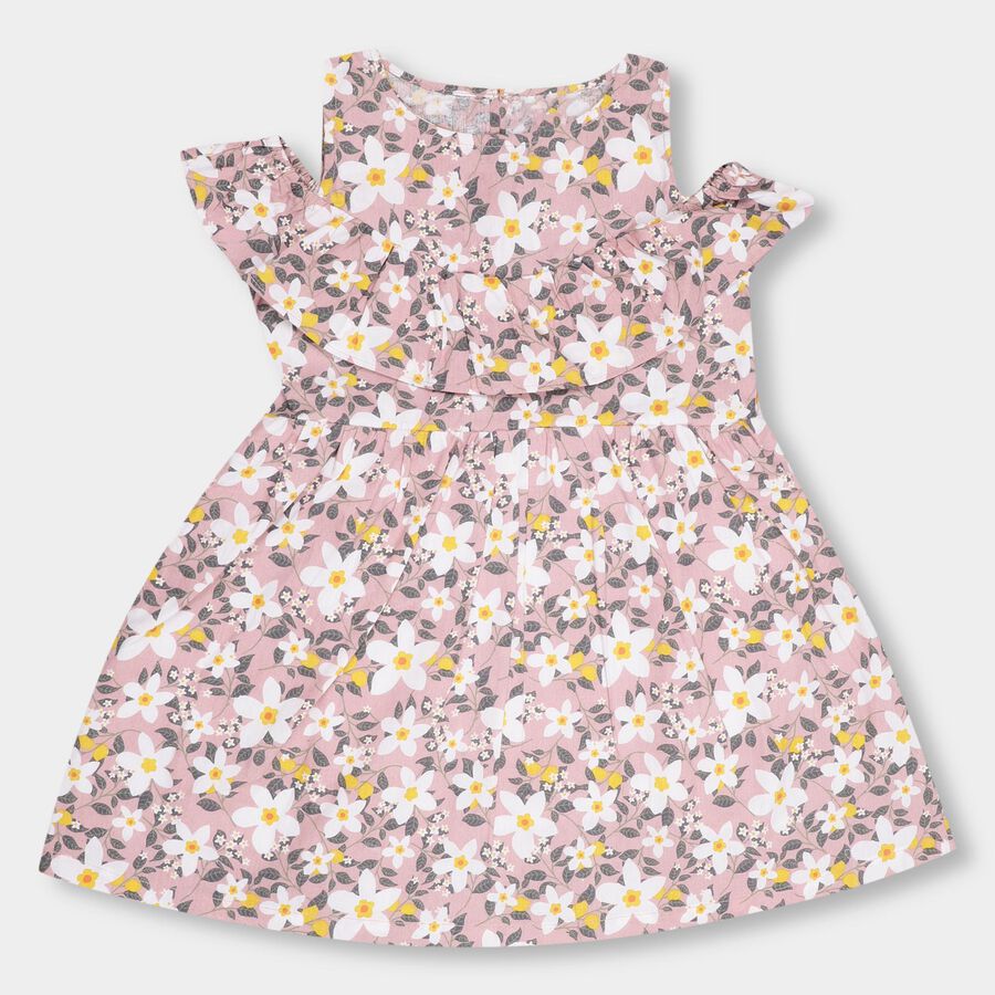 Girls' Frock , Light Pink, large image number null