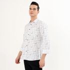 Men's 100% Cotton Casual Shirt, White, small image number null