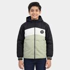 Boys Navy Blue Hooded Windbreaker Jacket, नेवी ब्लू, small