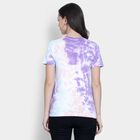 Ladies' 100% Cotton Round Neck T-Shirt , Purple, small image number null