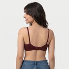 Women's Brown Padded Wire-Free T-Shirt Bra, भूरा, small