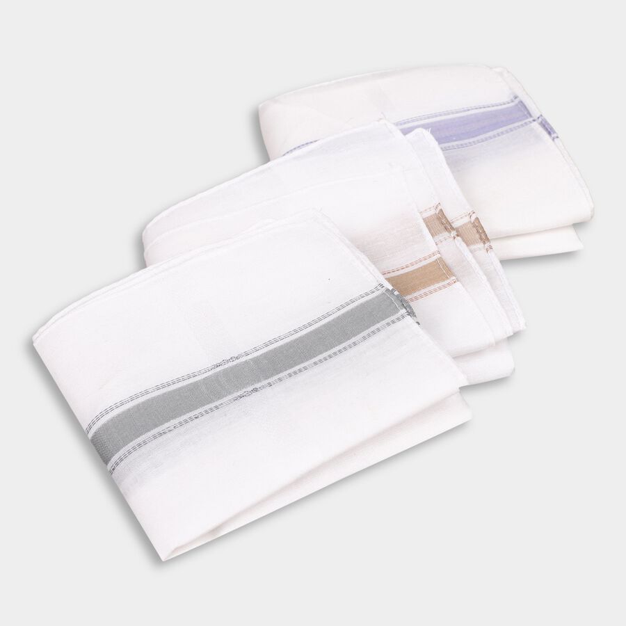 Men's Hanky, White, large image number null