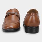 Men's Tan Slip-On Formal Loafers, टैन, small