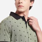 All Over Print Polo Shirt, Olive, small image number null