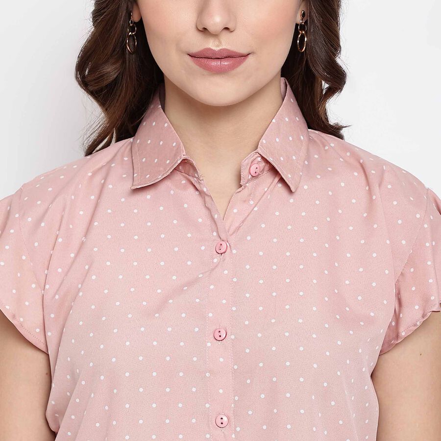 Printed Shirt, Pink, large image number null