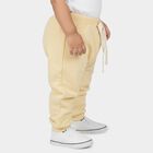 Infants Yellow Cotton Bear Print Pyjama, Yellow, small