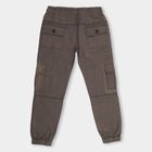 Boys' 100% Cotton Trousers , Dark Grey, small image number null
