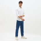 Men's Eggshell White Cotton Classic Collar Casual Shirt, Off White, small image number null