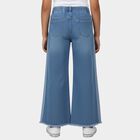 Girls' Blue Regular Fit Classic Jeans, Light Blue, small